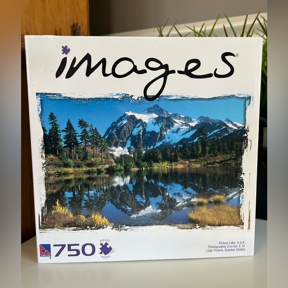 Puzzle-images-picture Lake USA, 750 pieces, mountains trees nature blue green - Picture 4 of 5